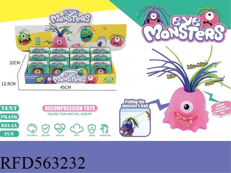 DECOMPRESS THE LITTLE MONSTER (12PCS)