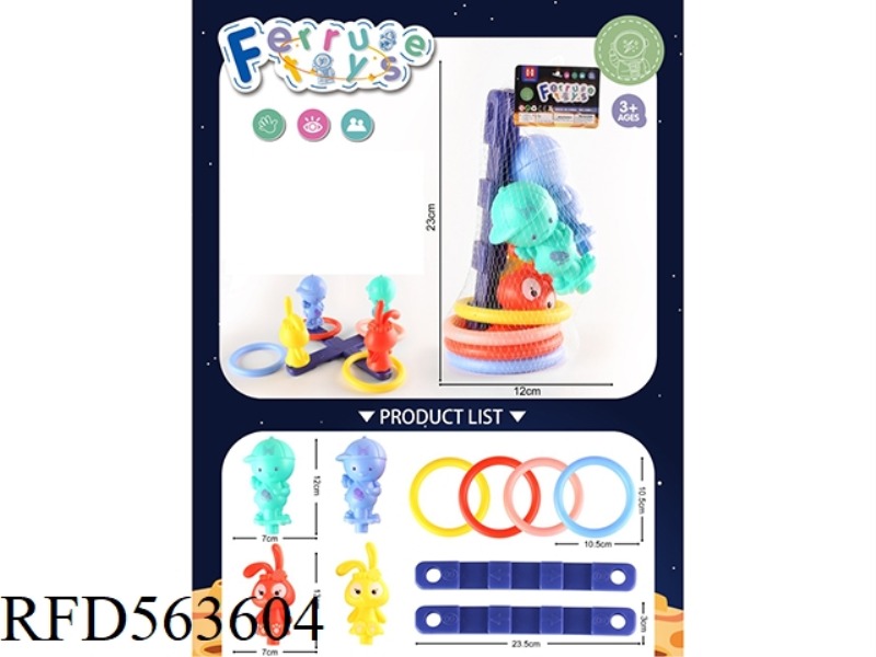 STAR DELU RABBIT AND LITTLE BOY RING
