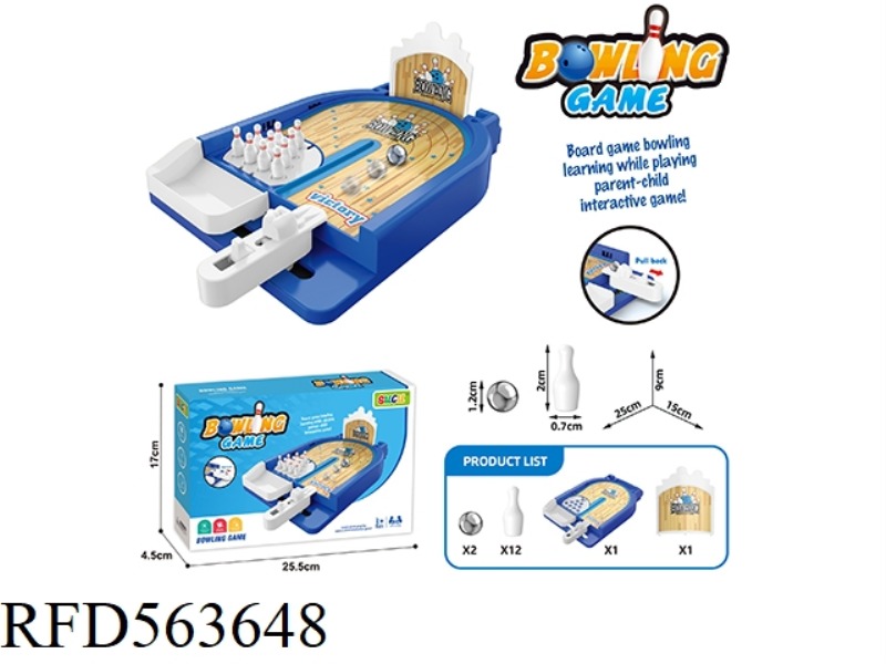 DESKTOP EJECTION BOWLING GAME MACHINE