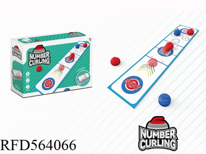 A TABLE CURLING GAME