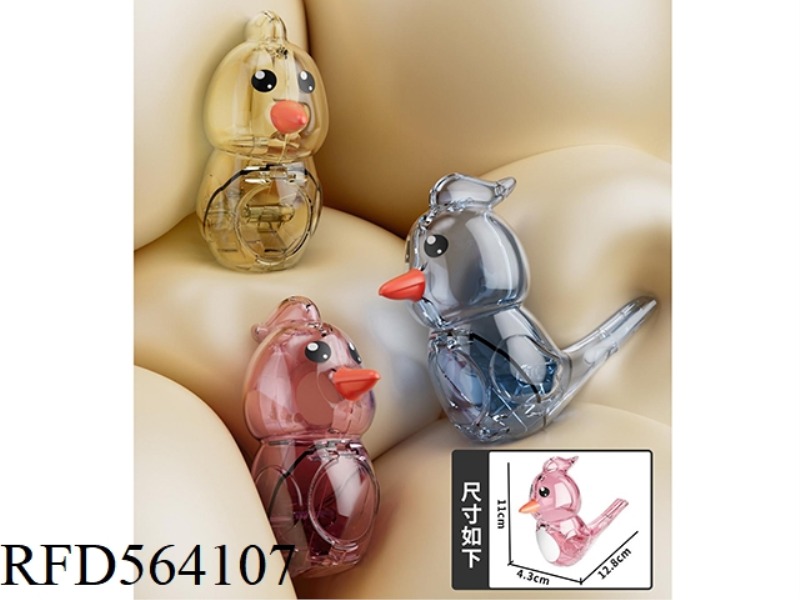 WHISTLE BIRD [OPP BAG PACKAGE] WITH THREE COLORS HANGING ROPE PACKAGE