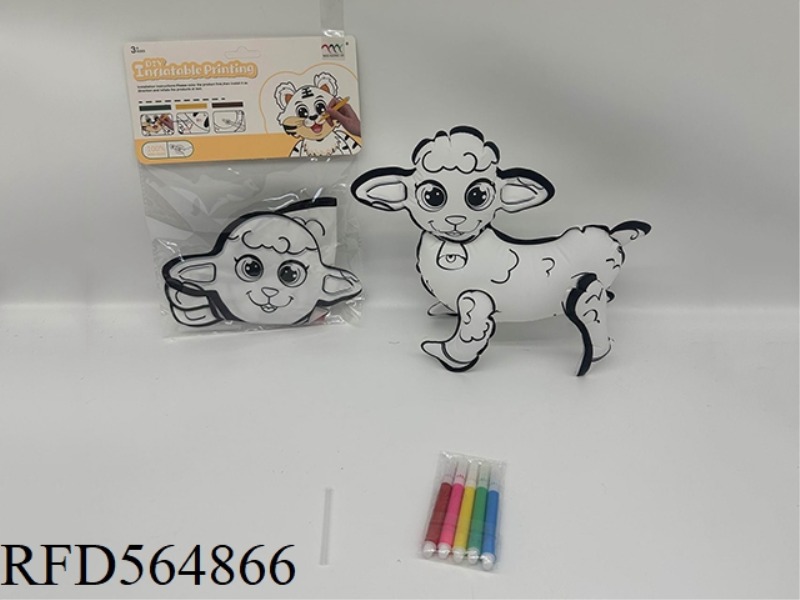 DIY HAND-PAINTED SHEEP PIPING