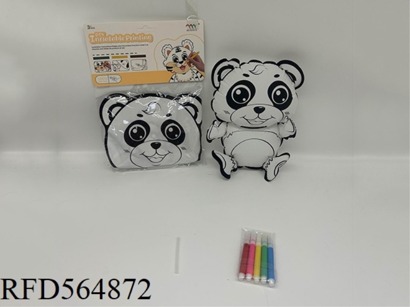 DIY HAND-PAINTED PANDA PIPING