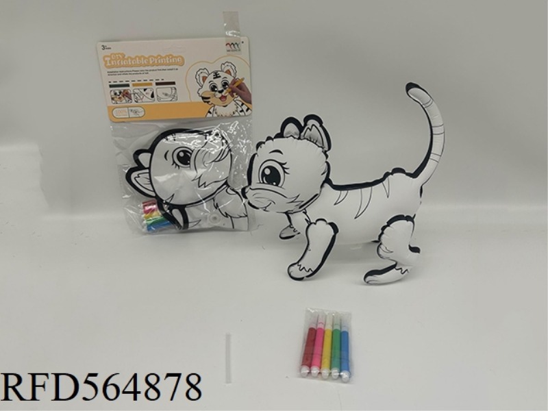 DIY HAND-PAINTED CAT PIPING