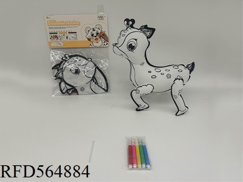 DIY HAND-PAINTED DEER PIPING