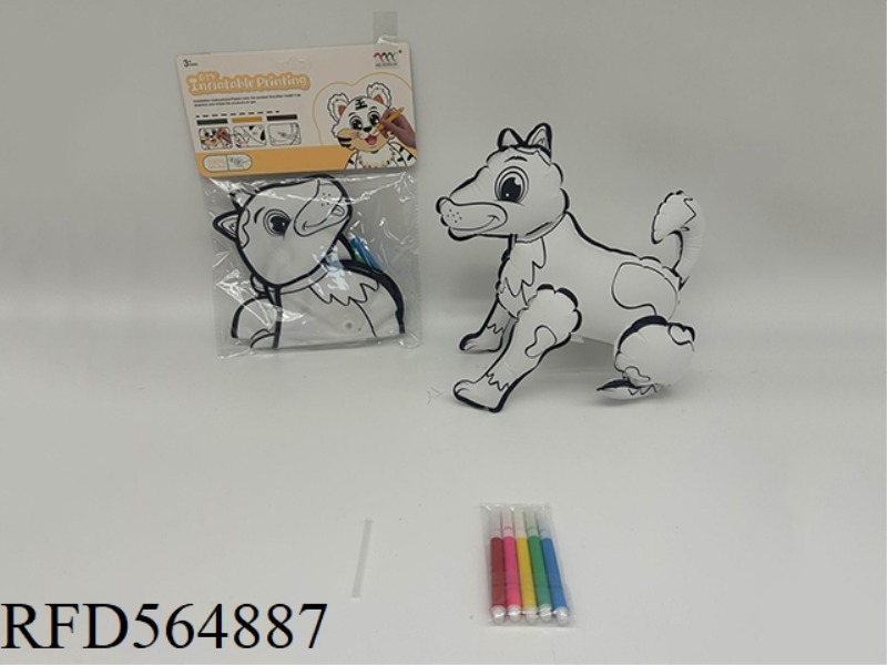 DIY HAND-PAINTED DOG PIPING