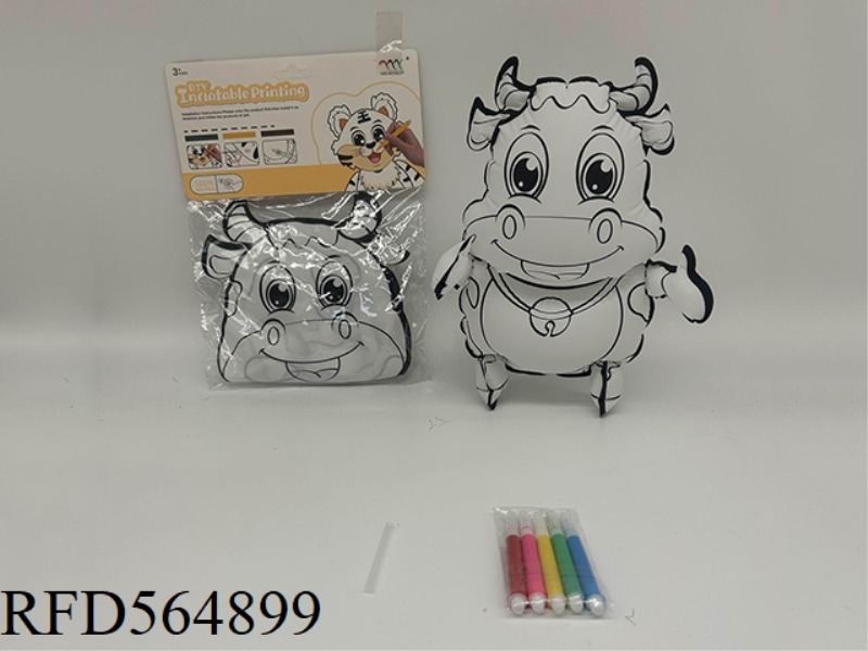 DIY HAND-PAINTED CATTLE PIPING