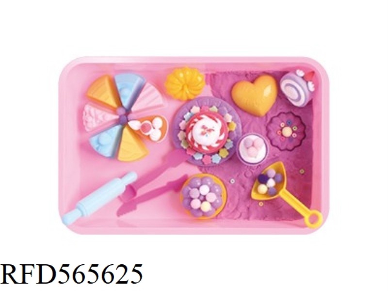 SPACE SAND CAKE SENSORY BOX