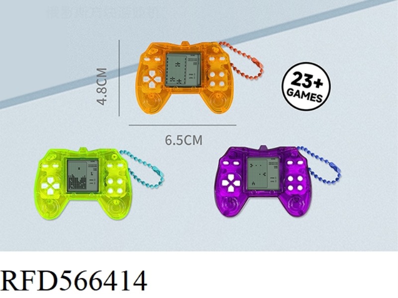 HANDLE SHAPED MINI GAME CONSOLE BEAD CHAIN PENDANT
