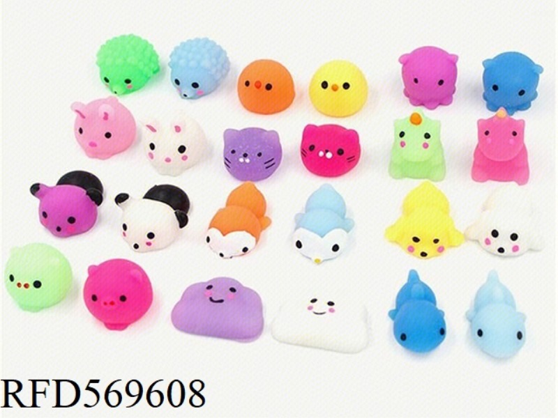 TPR SOFT RUBBER ANIMAL GNOCCHI KNEADLE ANIMAL SERIES