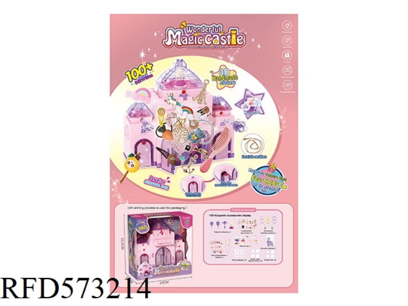 MAKING CASTLES WITH MAGIC STICKERS