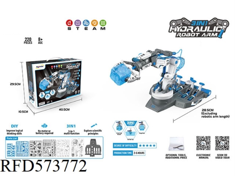 3 IN 1 HYDRAULIC MECHANICAL ARM