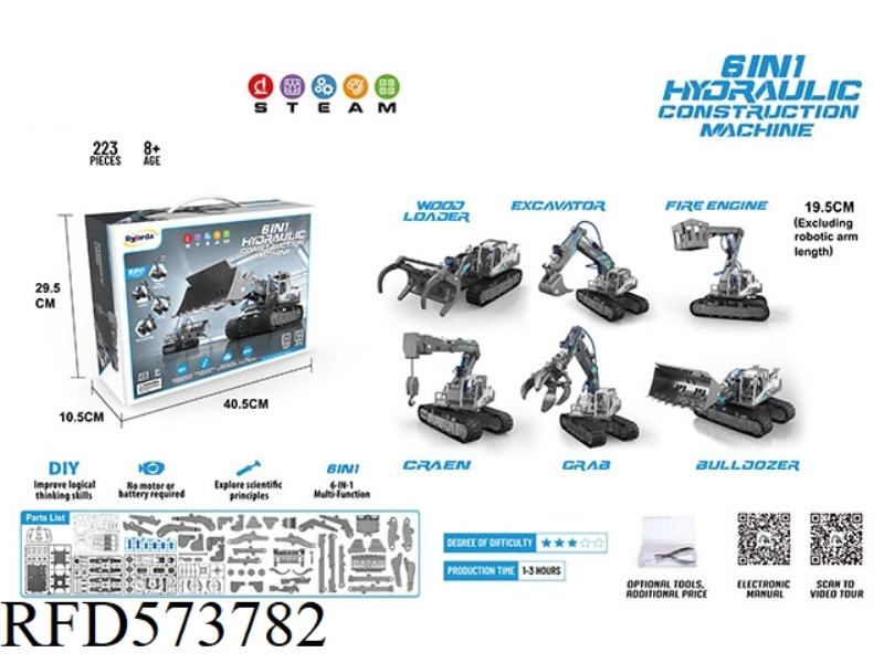 6 IN 1 HYDRAULIC POWER - ENGINEERING CAR