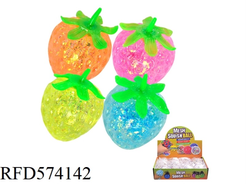 MALTOSE TRANSPARENT STRAWBERRY KNEAD 12PCS