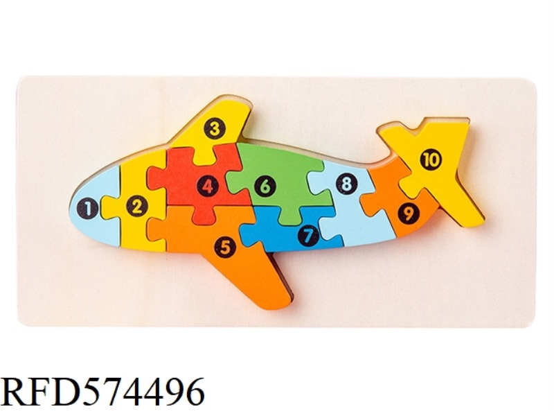 QY - AIRPLANE SHAPE MATCHING 3D PUZZLE