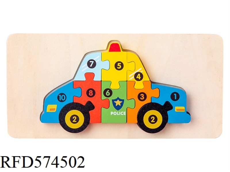 QY - CAR SHAPE MATCHING 3D PUZZLE