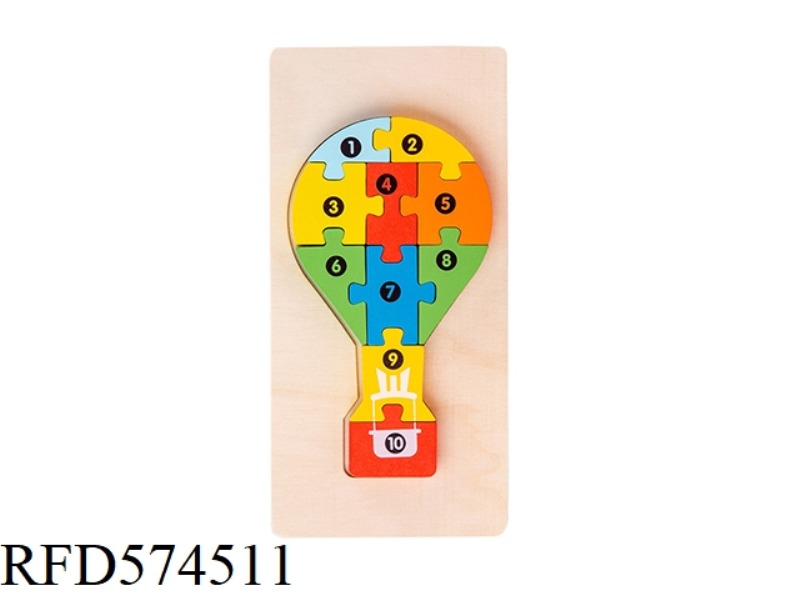 QY - HOT AIR BALLOON SHAPE MATCHING 3D PUZZLE