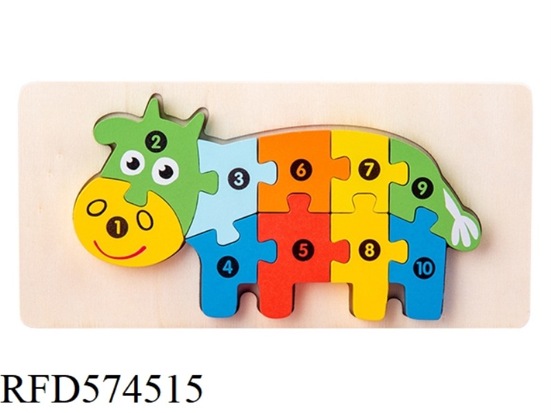 QY -3D PUZZLE OF LITTLE COW SHAPE PAIRING