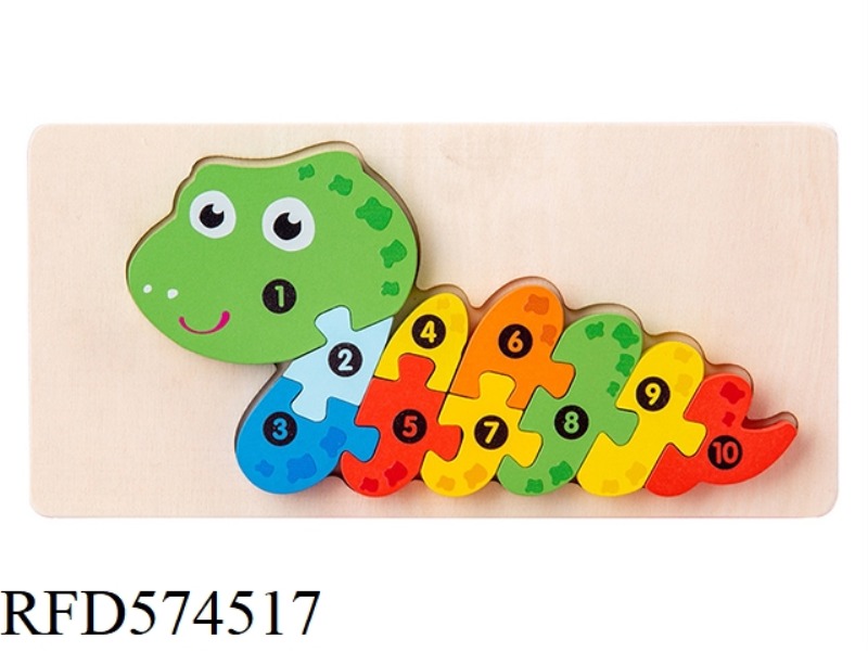QY - SMALL SNAKE SHAPE PAIRED 3D PUZZLE