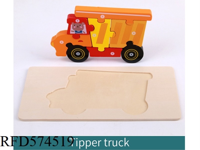 X-TRUCK (UPGRADED VERSION) SHAPE MATCHING 3D PUZZLE