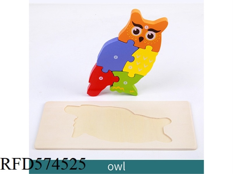 X-OWL (UPGRADED VERSION) SHAPE MATCHING 3D PUZZLE