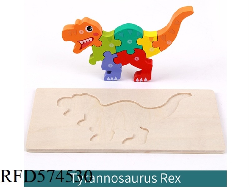 X-DINOSAUR (UPGRADED) SHAPE PAIRED 3D PUZZLE