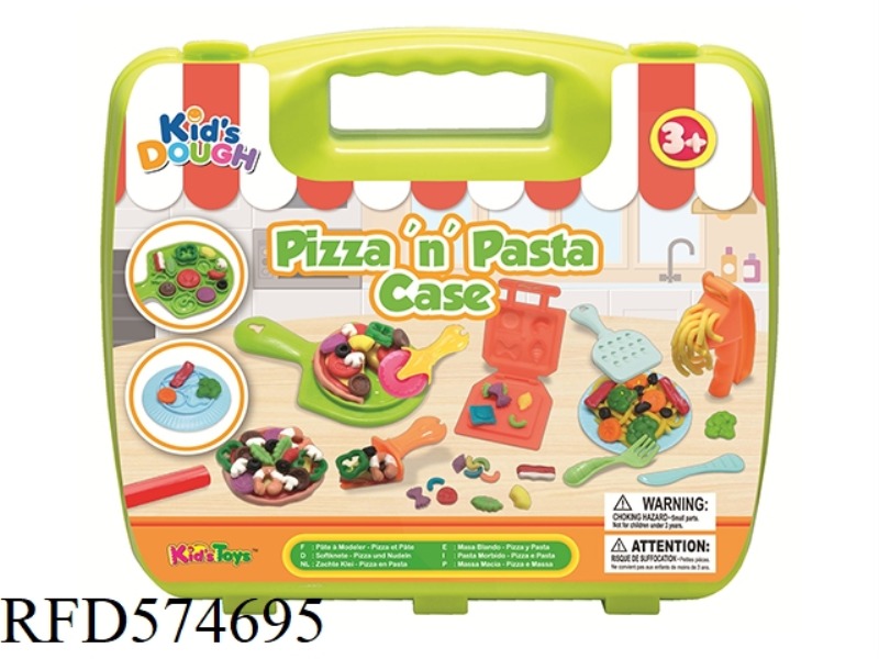 (GCC) CARRYING CASE - ITALIAN PIZZA CLAY SET