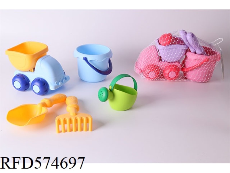 BEACH SOFT RUBBER BUCKET COMBINATION