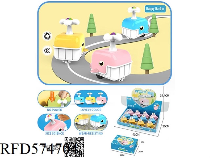 PRESS 12PCS/BOX OF WHALES