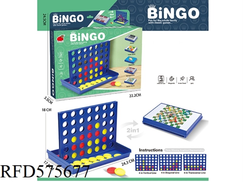 2-IN-1 4-COMBO (SNAKE LADDER/4-COMBO)