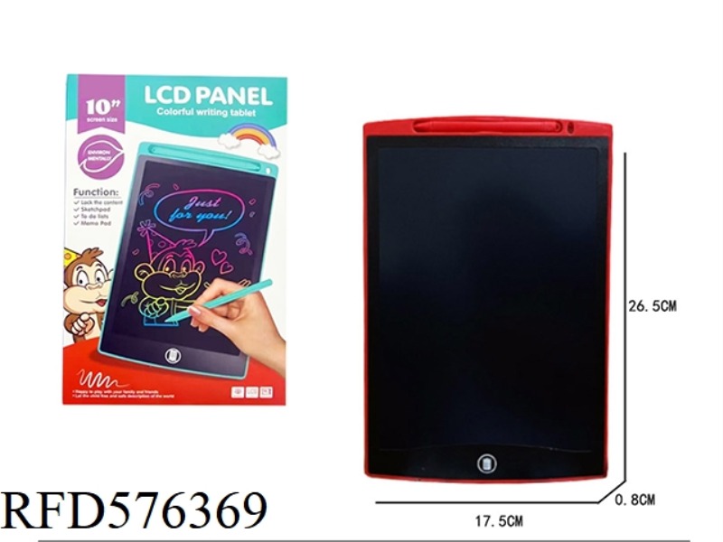 10 INCH LCD WRITING BOARD (COLOR SCREEN)