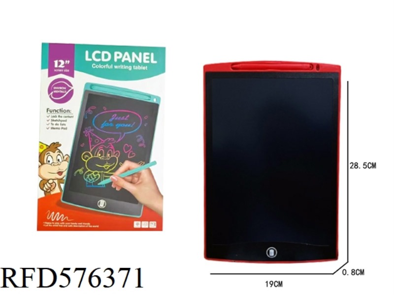12 INCH LCD WRITING BOARD (COLOR SCREEN)