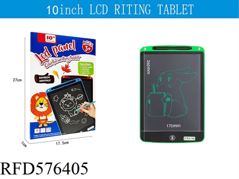 10 INCH LCD WRITING BOARD (MONOCHROME SCREEN)