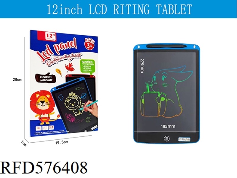 12 INCH LCD WRITING BOARD (COLOR SCREEN)