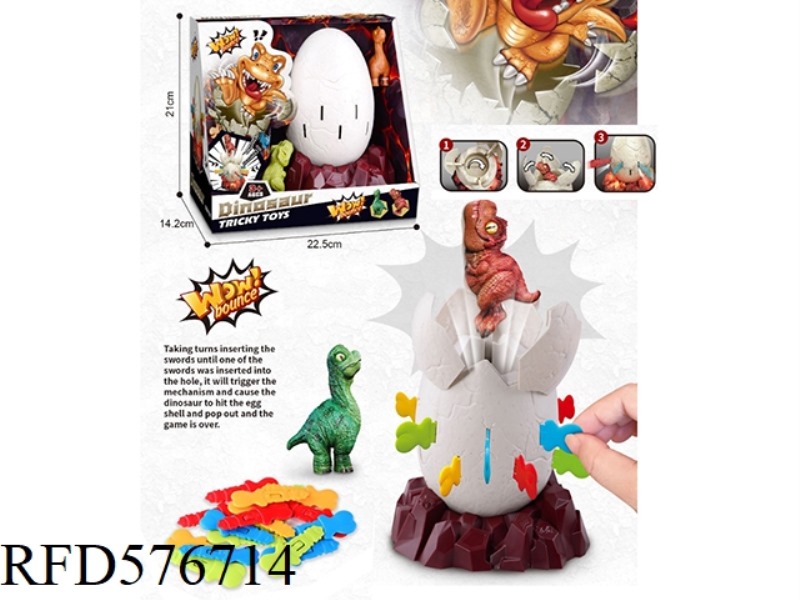 LUCKY DINOSAUR EGG TABLE TOY