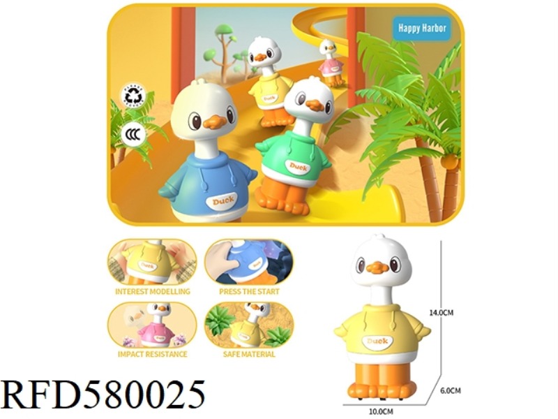 PRESSING THE SHAKE HEAD DUCK