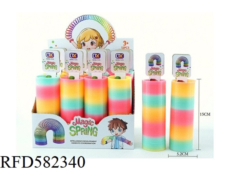 ROUND COLORED RAINBOW CIRCLE 12PCS