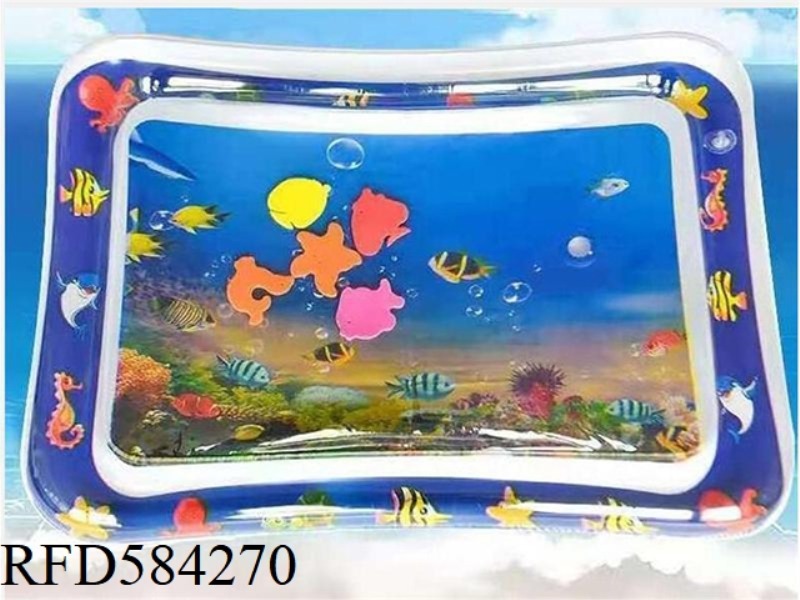 CHILDREN'S PUZZLE INFLATABLE TROPICAL FISH SPLASH PAD