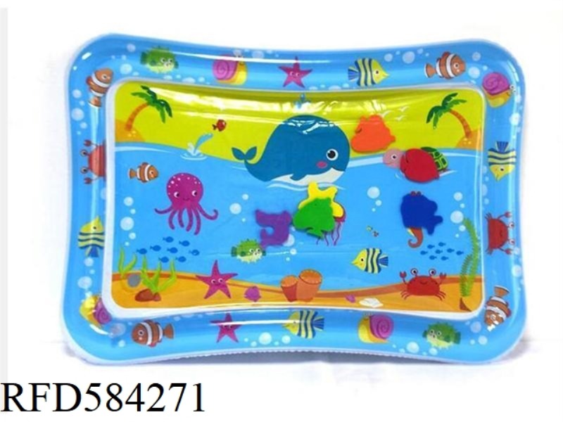 CHILDREN'S PUZZLE INFLATABLE WHALE WATER PAD