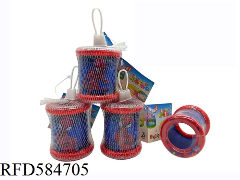 SPIDER-MAN PATTERN WITH BRACELET RAINBOW CIRCLE.