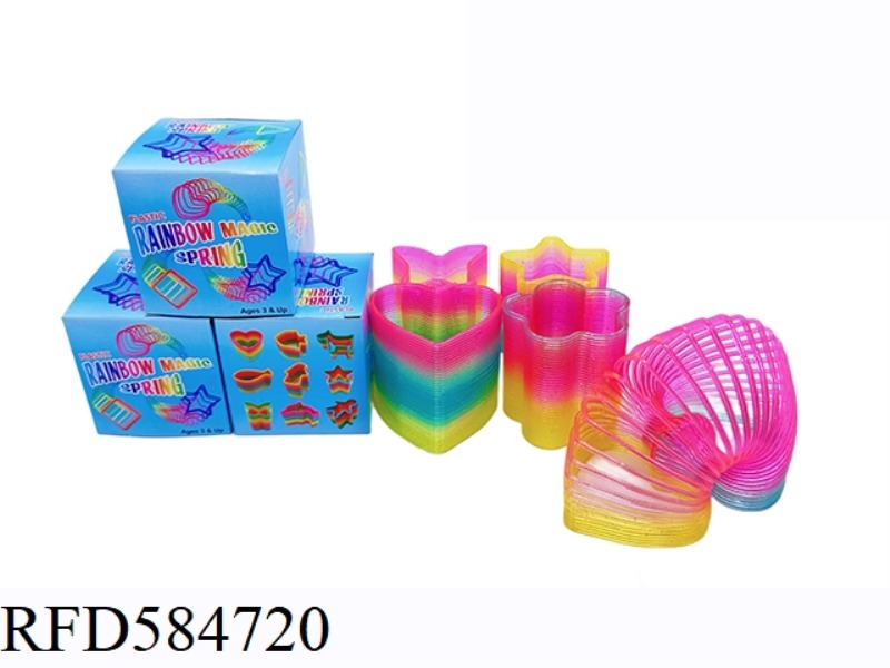 FLASH COLOR SHAPE RAINBOW CIRCLE