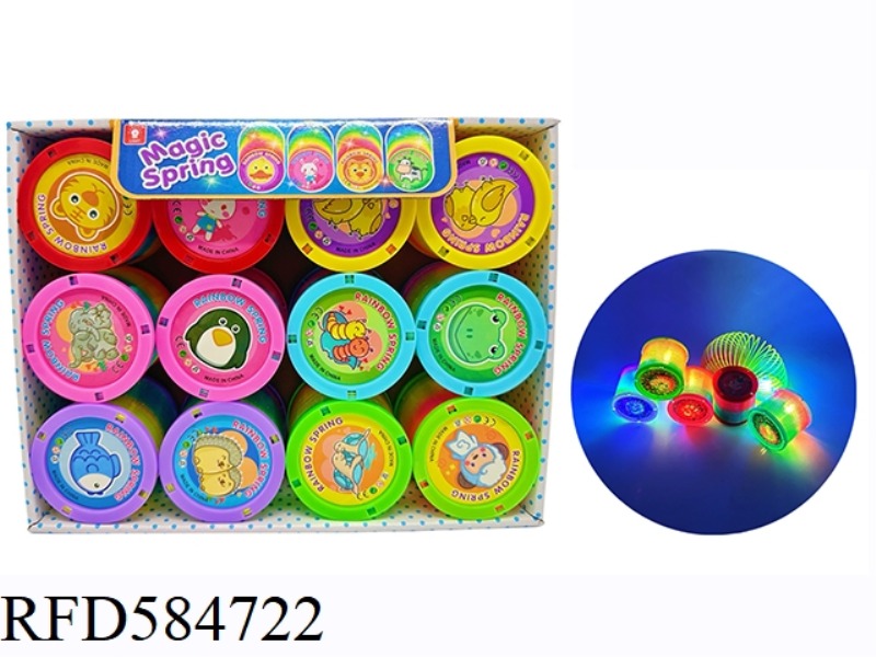 CARTOON ANIMAL LIGHTING RAINBOW CIRCLE 12PCS