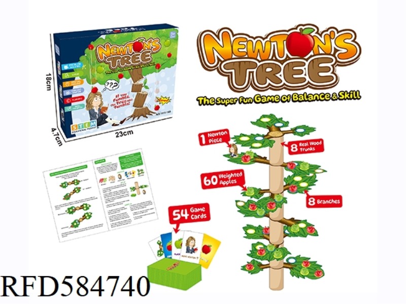 NEWTON TREE, BALANCED APPLE TREE BOARD GAME