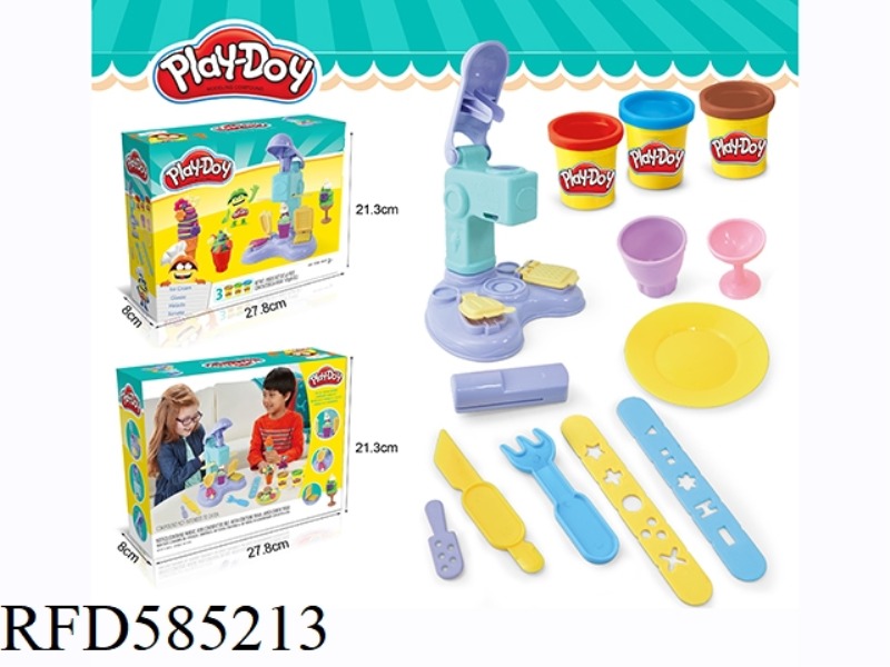 COLOR MUD ICE CREAM MACHINE SET