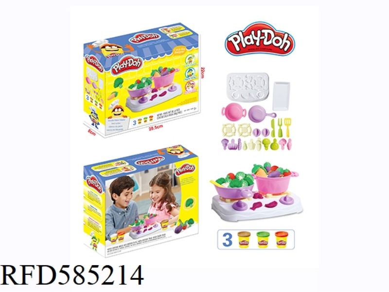 COLORED CLAY TABLEWARE SET