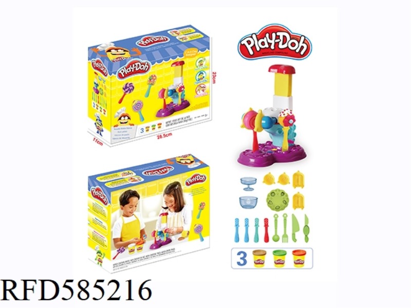 COLOR CLAY CANDY MACHINE SET