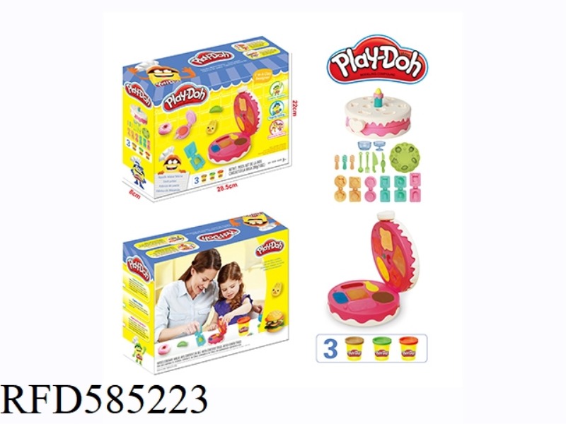 COLORED MUD CAKE SET