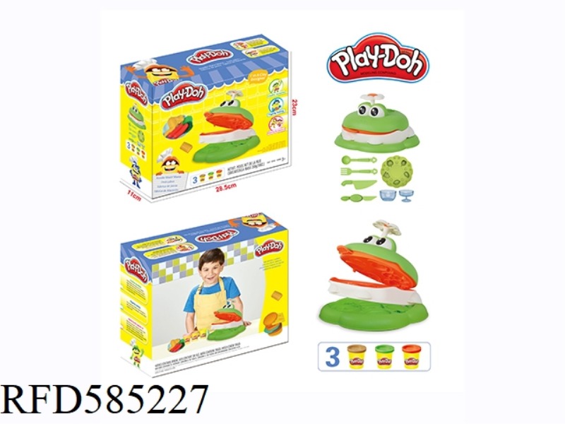 COLOR MUD FROG BURGER MACHINE SET