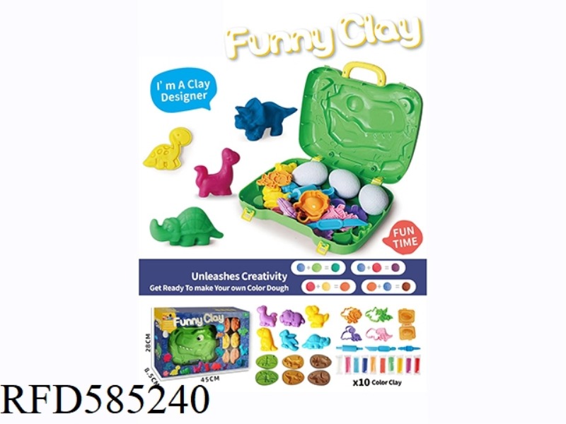 COLORED MUD DINOSAUR SUIT