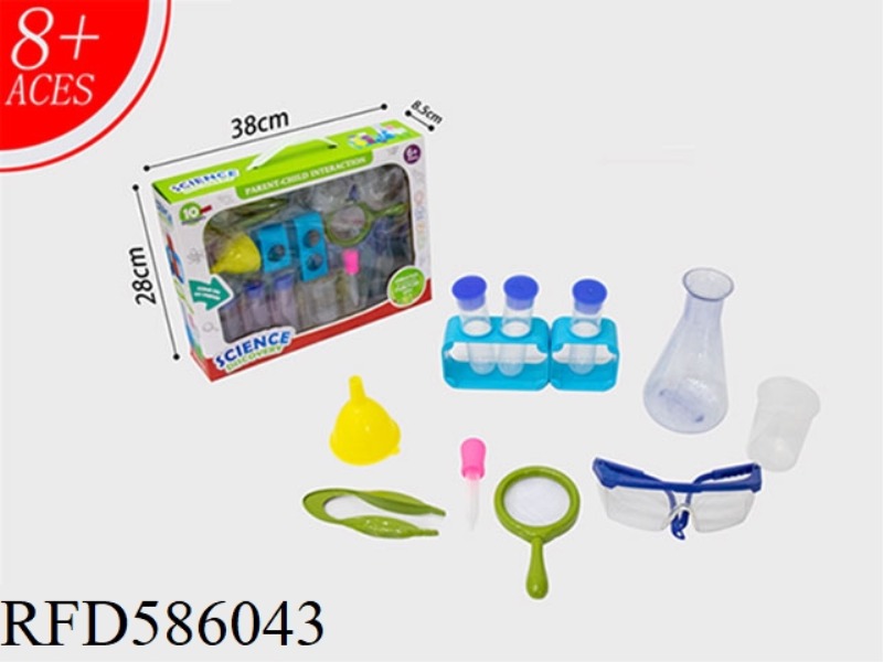 10 SCIENCE EXPERIMENTS + EQUIPMENT